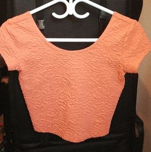 Orange Crop top